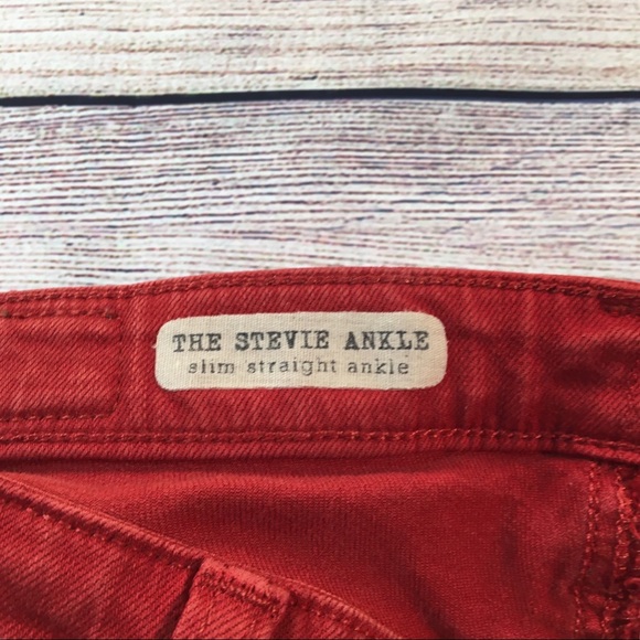 AG Adriano Goldschmeid Red Stevie ankle 25 - Picture 6 of 7